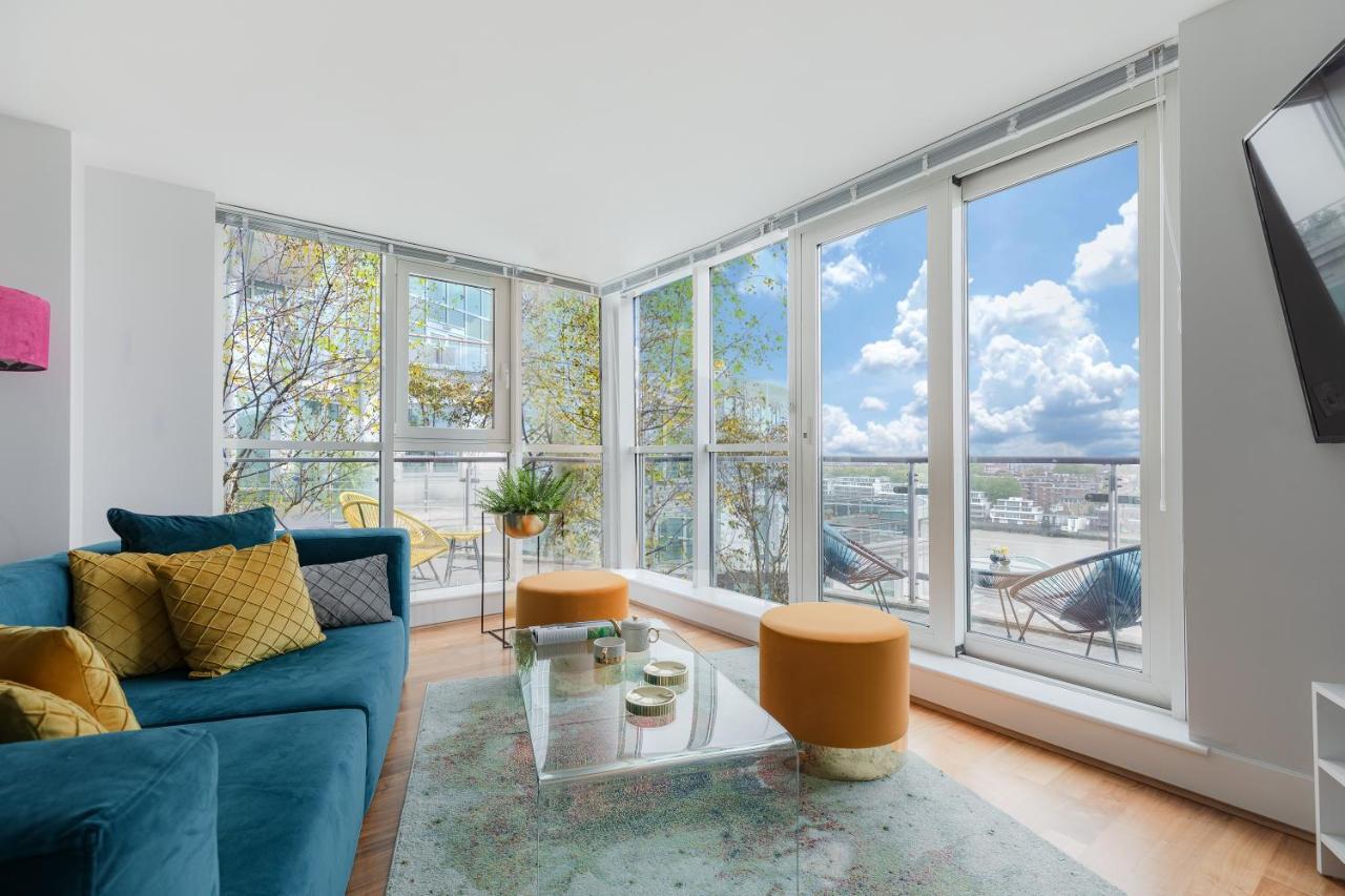 Best Thames View In Town! Large Luxxe Nomad Design Family Home Лондон Екстер'єр фото