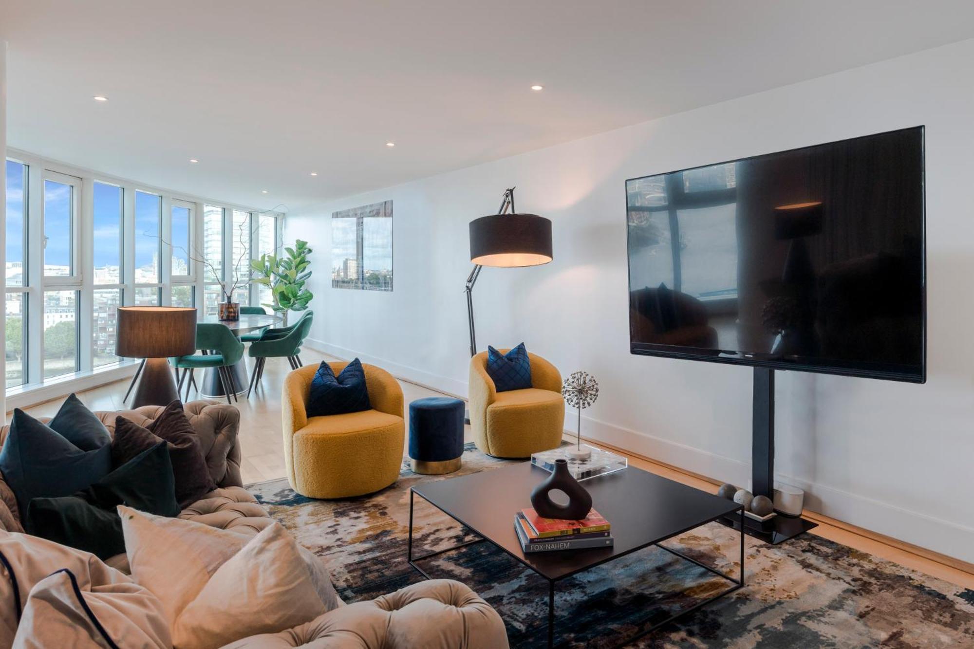 Best Thames View In Town! Large Luxxe Nomad Design Family Home Лондон Екстер'єр фото